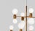 Aballs 8 Golden Suspension Lamp in Metal and Glass by Jaime Hayon for Parachilna For Sale - Image 3 of 11