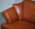 Set of Small Aged Tan Brown Leather Sofa & Matching Armchair For Sale - Image 18 of 18