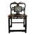 19th Century Chinese Qing Carved Hardwood Chair with Inset Dreamstone For Sale