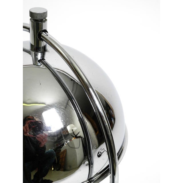 Large Exceptional Chrome Table Lamp by Gebrüder Cosack, 1960s For Sale - Image 9 of 18