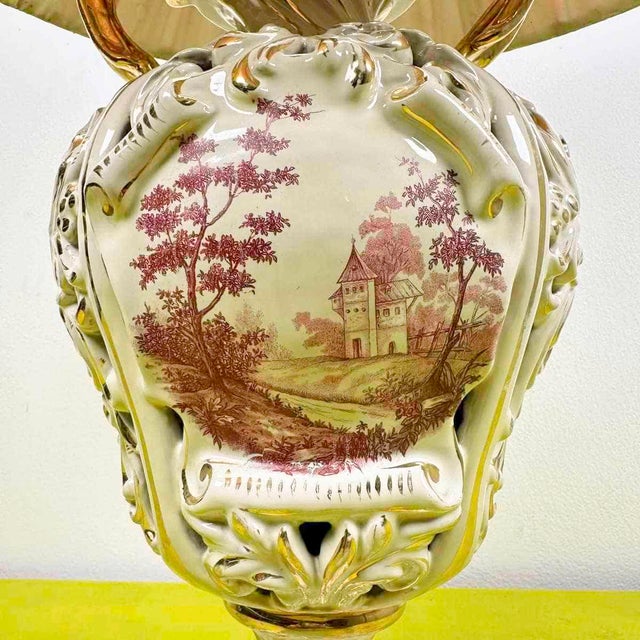 Lampshade diameter 55.5 cm Height: 65 Diameter: 20 Location: Item can be viewed without obligation to purchase by...