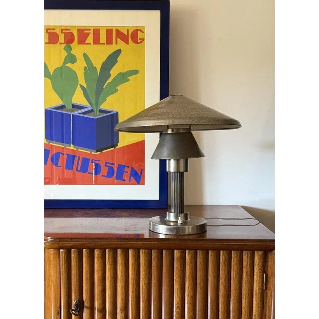 Art Deco Table Lamp from Philips Milano, Italy, 1930s For Sale - Image 4 of 14