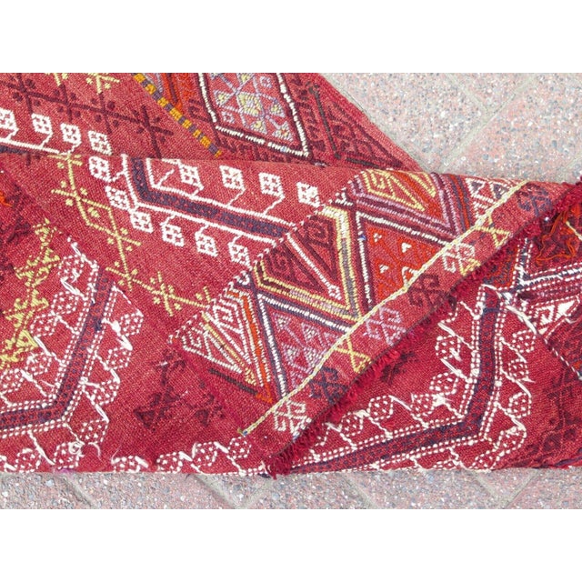 Vintage Turkish Handknotted Runner Rug - 31"x113" For Sale - Image 11 of 12