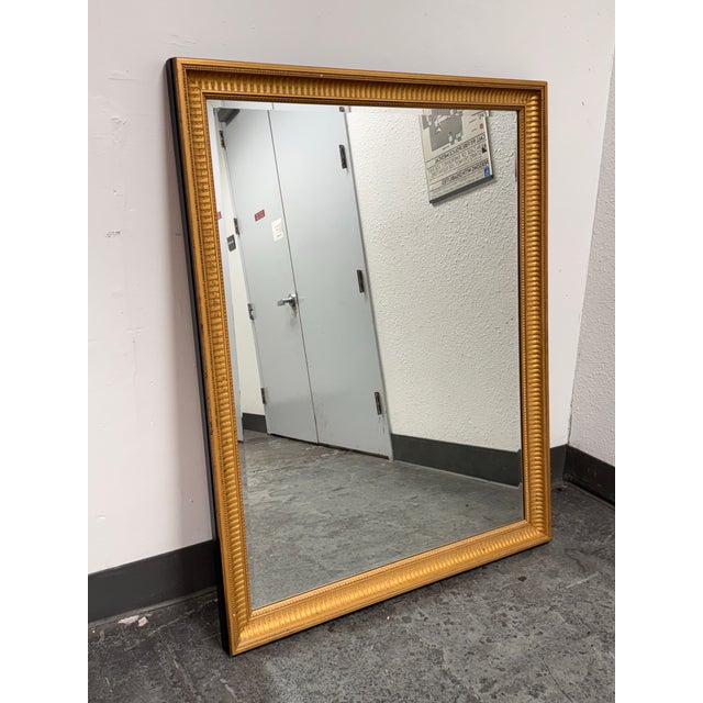 Traditional Bespoke Giltwood Beveled Wall Mirror For Sale - Image 3 of 12