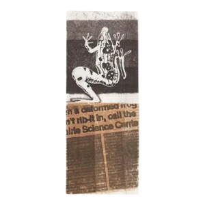 1997 Kent & Eunice Kapplinger Frog Etching