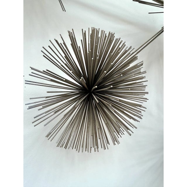 Mid-Century Modern Pair of 1970s Curtis Jeré Sea Urchin Wall Sculptures For Sale - Image 3 of 12