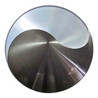 Vintage Inox C1636 Yin-Yang Wall Lamp from Raak Amsterdam For Sale