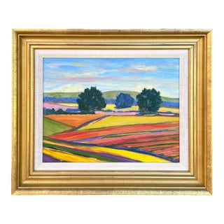 “Farm Land” Oil Painting by Joao De Brito For Sale