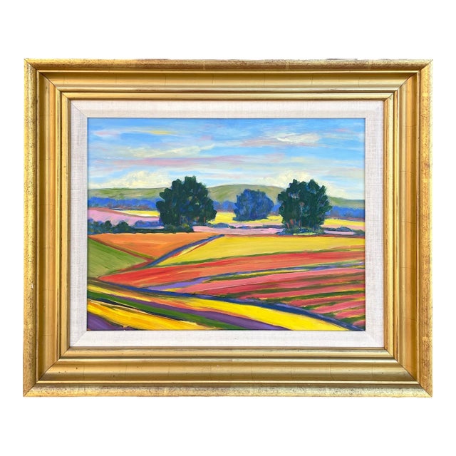 “Farm Land” Oil Painting by Joao De Brito - For Sale