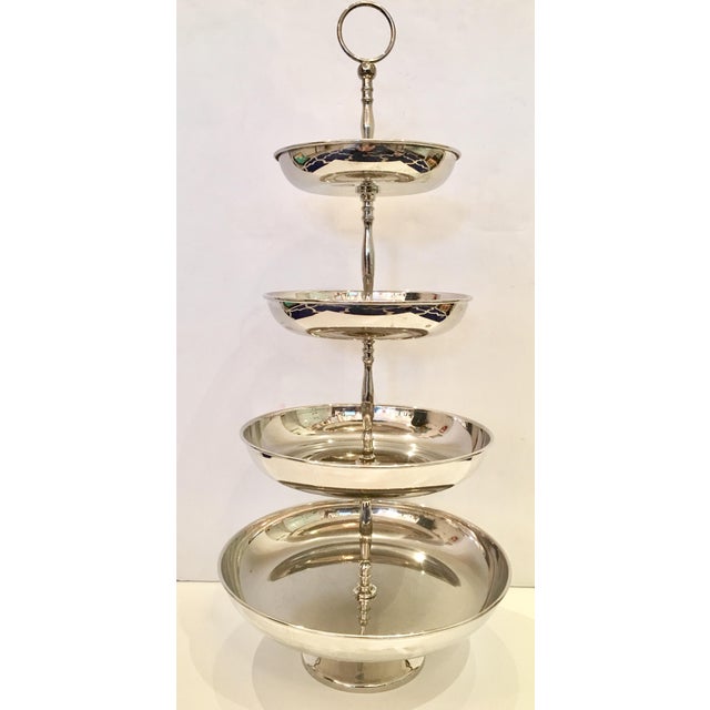 Silver Plate 4 Tier Server By International Silver Chairish