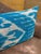 1990s 1990s Handmade Silk Ikat Lumbar Cushion Cover For Sale - Image 5 of 9