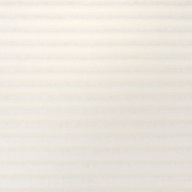 Contemporary SAMPLE - Schumacher Petite Channeled Velvet Fabric In Ivory For Sale - Image 3 of 4