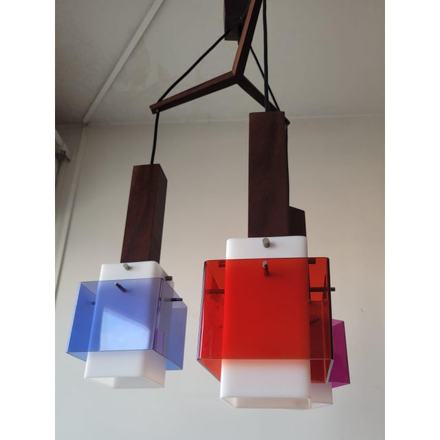 Bled Pendant Lamp by Luigi Massoni for Guzzini, 1962 For Sale - Image 10 of 12