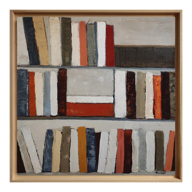 Architecture Du Savoir – Original Oil Painting, Framed by Sophie Dumont For Sale