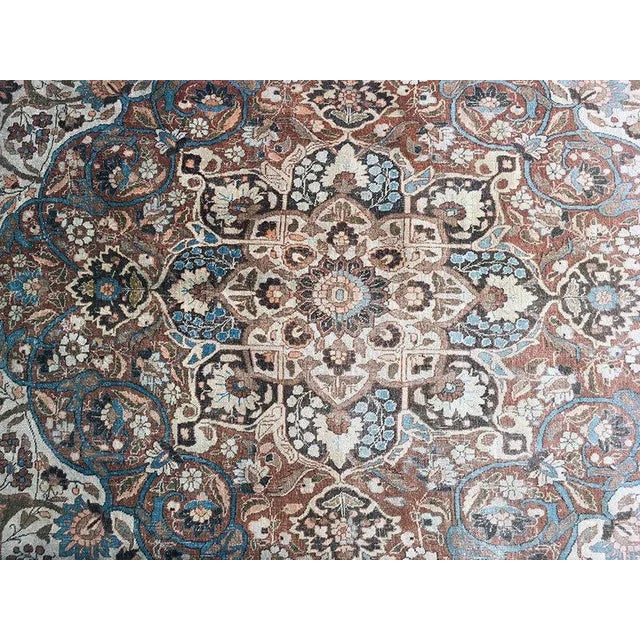 Early 20th Century Antique Distressed Persian Tabriz Rug - 8′9″ × 12′ For Sale In Los Angeles - Image 6 of 8