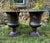 1990s Estate-Sized Cast Metal Garden Urns, A Pair For Sale In Philadelphia - Image 6 of 12