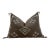 Sable Medina Silk Rug Lumbar Pillow For Sale