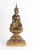19th-century lacquered and gilded wooden sculpture of a seated Buddha. 19th-century lacquered and gilded wooden sculpture...