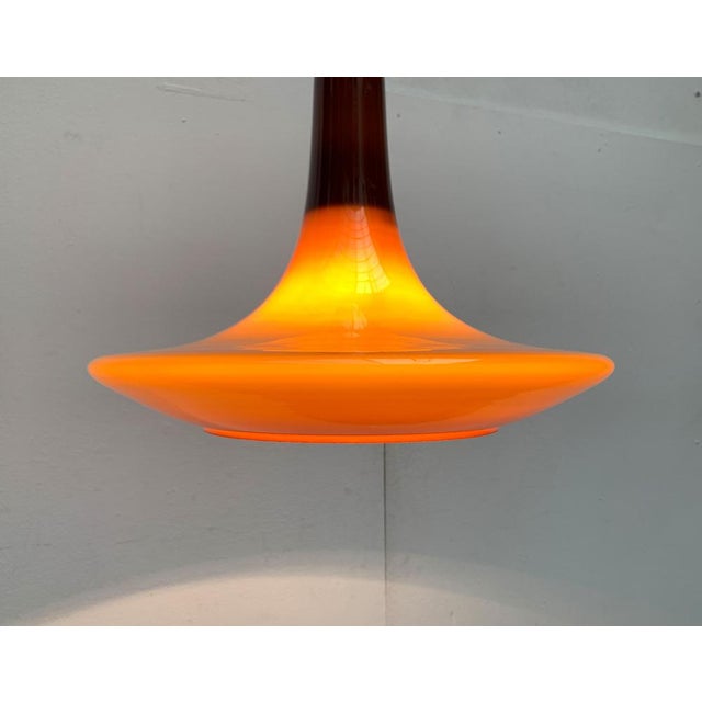 1960s Mid-Century Tulip Glass Pendant Lamp from Peill & Putzler, 1960s For Sale - Image 5 of 18