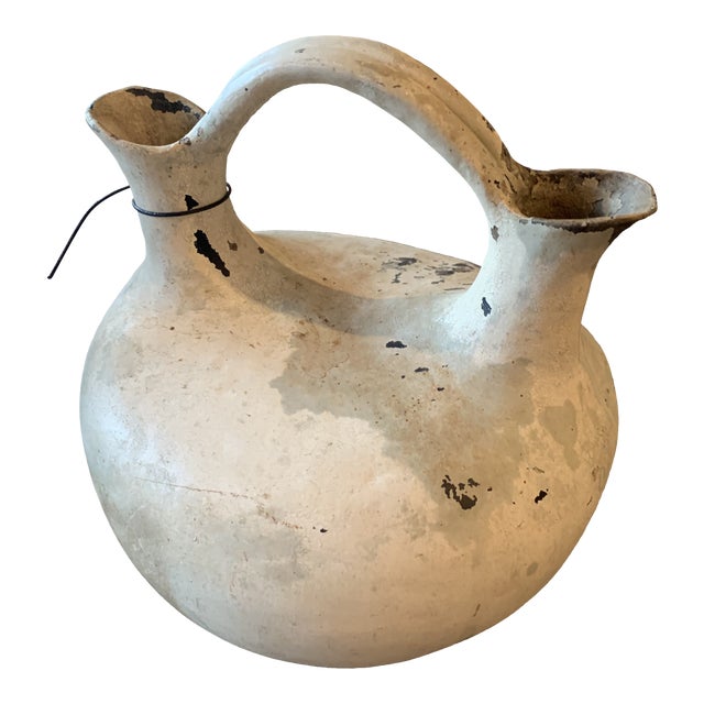 Early 20th Century Native American Double Handled Wedding Pot Vessel