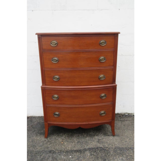 This classic Chest of Drawers is made out of wood, solid wood, mahogany, and mahogany veneer. This Chest of Drawers...