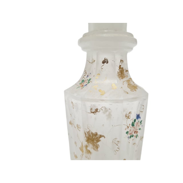 Biedermeier White Glass Carafe, Austria, 1890s For Sale - Image 14 of 17