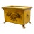 Antique French Mustard Color Toleware Jardiniere Cachepot For Sale