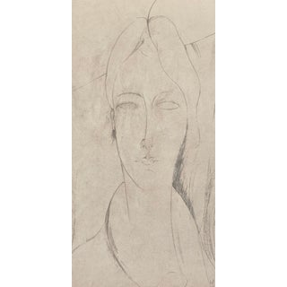 A. Modigliani, Ritratto di Lunia / Portrait of Lunia, Lithograph For Sale