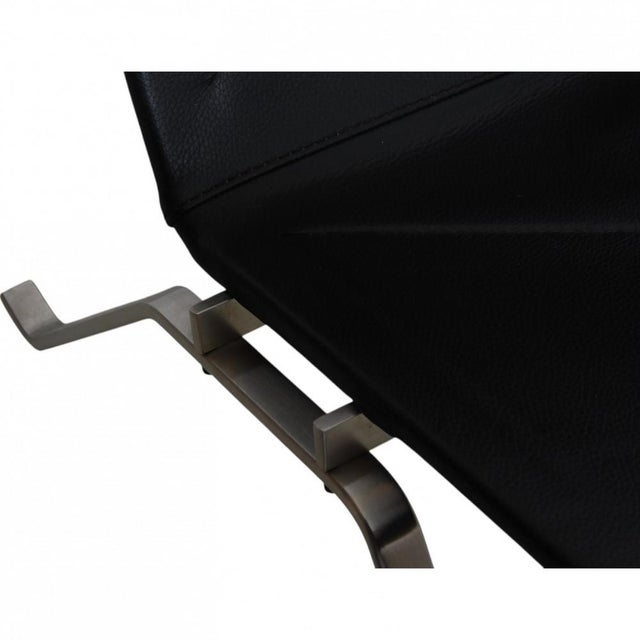 PK-22 Chair in Black Aura Leather by Poul Kjærholm For Sale - Image 11 of 18