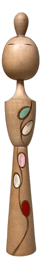 Vintage Sosaku Kokeshi by Issetsu Kuribayashi, Japan, 1960s