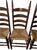 Vintage American Tall Ladder-Back Rush Seat Dining Chairs — Set of 3 For Sale - Image 11 of 11