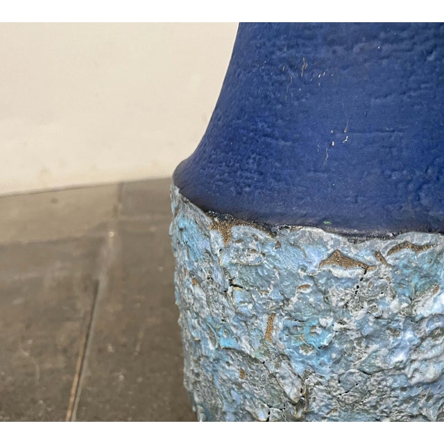 Ceramic Mid-Century Modern West German Pottery WGP Fat Lava Floor Vase from Carstens Tönnieshof, 1960s For Sale - Image 7 of 18