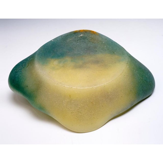 Brown Art Nouveau Vide-Poche with Hermit Crab by Amalric Walter & Henri Bergé, Nancy For Sale - Image 8 of 9
