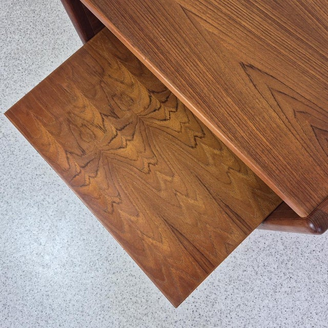 Wood Teak Mobile Audio Cabinet from Vildbjerg Møbelfabrik, Denmark, 1960s For Sale - Image 7 of 11