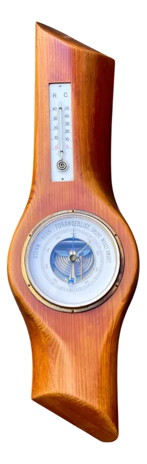 Old Weather Station made from Wooden Airplane Propeller, 1930s