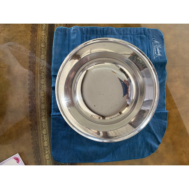 Beautiful Sterling Silver footed bowl with the initials JLG. Polishes nicely for center piece and/or display. It is a...