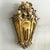 Unique 1960's brutalist welded solid brass wall mount lantern. The top and bottom are embellished with abstract...
