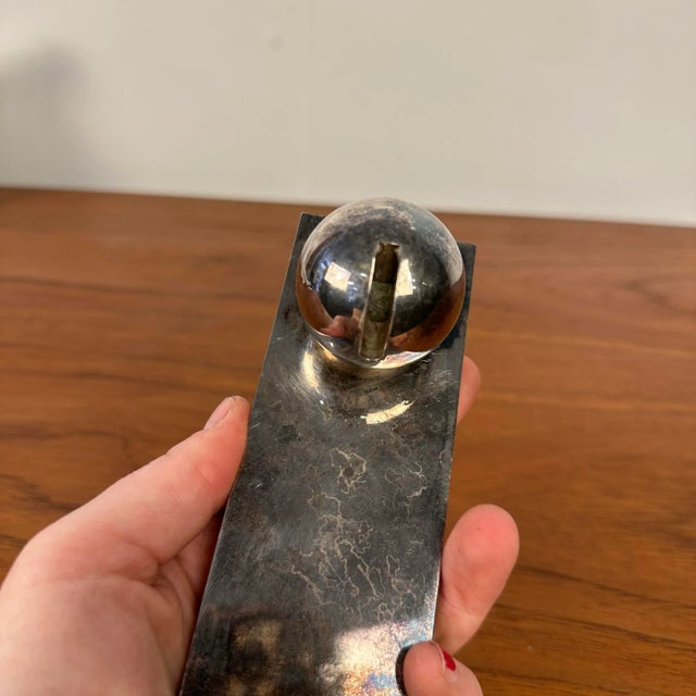 Metal Richard Meier for Swid Powell Small Italian Postmodern Picture Frame For Sale - Image 7 of 8