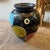 Black 1953 Gio Ponti Style Mid-Century Modern Hand-Painted Majolica Vase by Schramberg For Sale - Image 8 of 12