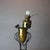 Antique Arts & Crafts Wrought Iron Table Lamp & Hand Painted Shade, C1910 For Sale - Image 11 of 15