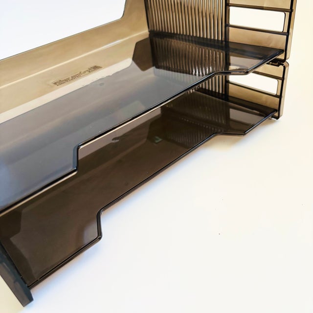 Vintage Eldon Stacking Paper Trays - Set of 2 For Sale - Image 11 of 15