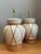 Vintage Ceramic and Rattan Table Lamps - Pair For Sale In West Palm - Image 6 of 14