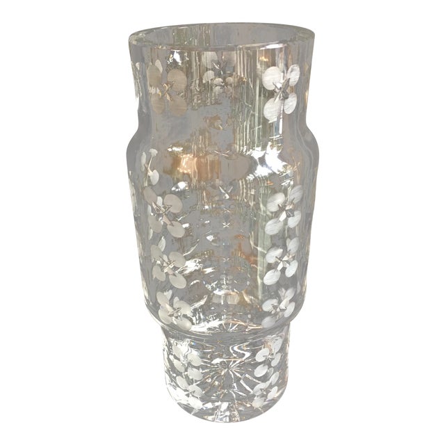 Modern Crystal Cylinder Vase Chairish