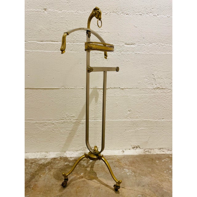 1960s Maison Jansen Ram's Head Valet For Sale - Image 13 of 13