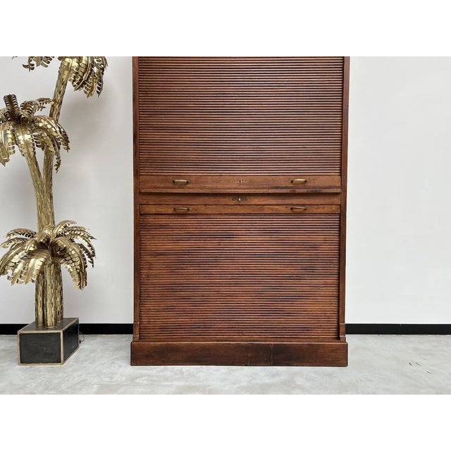 Oak Curtain Cabinet, 1930s For Sale - Image 13 of 18