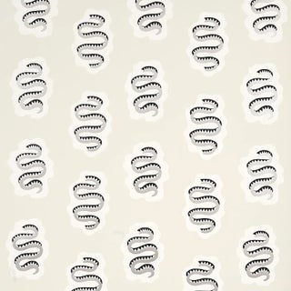 Schumacher Elsa Wallpaper in Sandstone For Sale