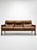 Vintage Brutalist Sofa in Cognac Leather, 1960s-1970s For Sale - Image 4 of 4