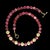 Garnet With Goldy Accents Necklace For Sale - Image 4 of 6
