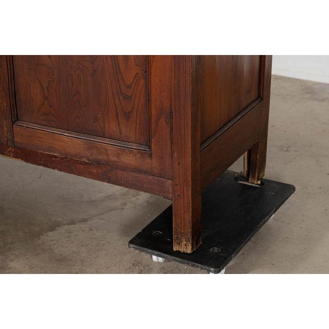 Large 19th Century French Monastery Pine Cabinet, 1890 For Sale - Image 12 of 15