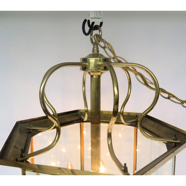Traditional Vintage 1970s 6 Light Asian Cage Style Chandelier For Sale - Image 3 of 7